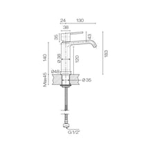 Load image into Gallery viewer, Luxe Basin mixer Chrome