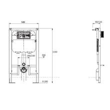 Load image into Gallery viewer, VCBC Sphere Rimless Wall Hung Toilet Suite with InWall Cistern & Round Chrome Flush Plate
