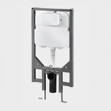 Load image into Gallery viewer, VCBC Sphere Rimless Wall Hung Toilet Suite with InWall Cistern & Round Chrome Flush Plate