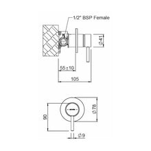 Load image into Gallery viewer, Methven Turoa High Pressure Shower Mixer Brushed Graphite