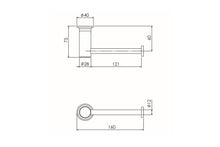 Load image into Gallery viewer, Tate Toilet Roll Holder Brushed Bronze