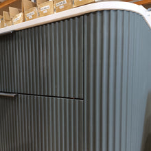 Load image into Gallery viewer, Tondo Arco 1000 2 Drawer Left Hand Curve Wall Vanity Kombu Green