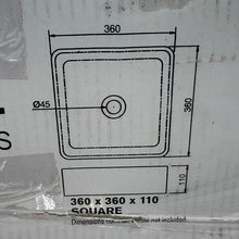 Load image into Gallery viewer, VC Basin 360 Square