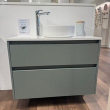 Load image into Gallery viewer, Novara 900 2 Drawer Wall Hung Vanity Green Slate