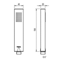 Load image into Gallery viewer, Crestial Vita Shower Hand Piece Chrome