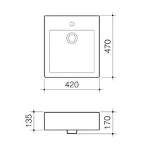 Load image into Gallery viewer, Caroma Liano Semi Recessed Basin - White