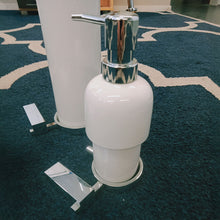 Load image into Gallery viewer, Ceramic & Chrome Bathroom Accessory Bundle