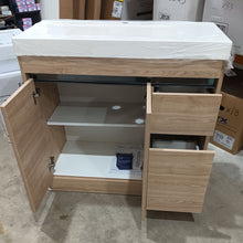 Load image into Gallery viewer, Athena Cara Alumino Slim 900 Floor Vanity Ranfurly Oak