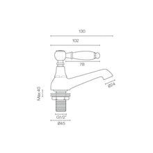 Load image into Gallery viewer, Consort Basin Taps Pair Chrome