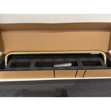 Load image into Gallery viewer, Icona Chateau 600mm Heated Towel Rail - Brushed Gold