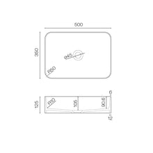 Load image into Gallery viewer, Super-Thin Rectangle Vessel Basin - Matt White