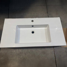 Load image into Gallery viewer, 900 Brookfield Single Tier Wall Hung Vanity Charred Oak