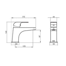 Load image into Gallery viewer, Felton Urban II Basin Mixer Chrome