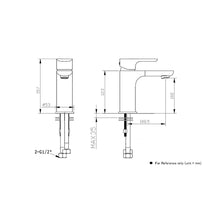 Load image into Gallery viewer, Nevis Basin Mixer Gunmetal
