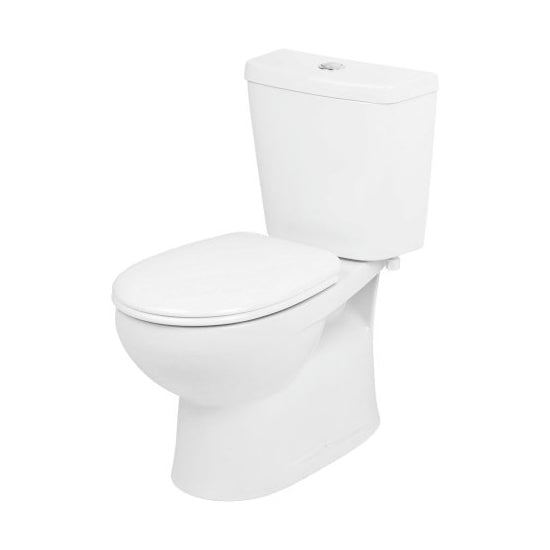 Venecia S Trap C/C Toilet Suite Soft Close Seat White