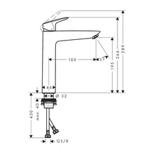 Load image into Gallery viewer, Hansgrohe Logis 190 Basin Mixer Chrome
