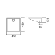 Load image into Gallery viewer, Caroma Liano 430 Under Counter Vanity Basin
