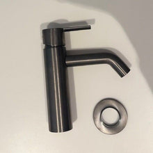 Load image into Gallery viewer, Zucchetti Gill Basin Mixer Brushed Metal Black
