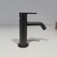 Load image into Gallery viewer, Zucchetti Gill Basin Mixer Brushed Metal Black
