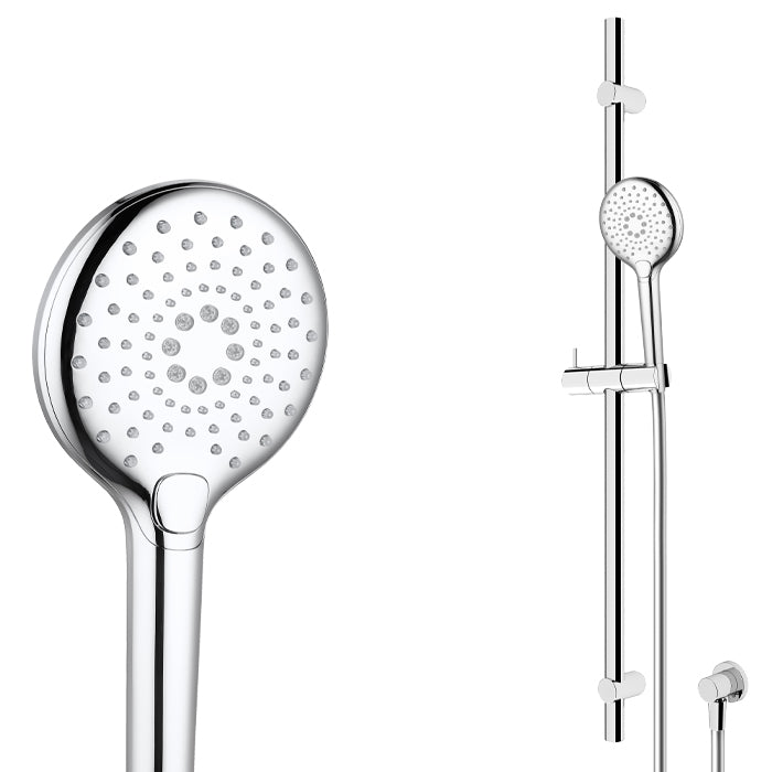 Splash Plus Round Slide Shower 900mm 3Fct - Chrome