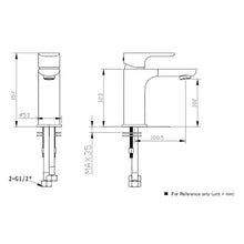 Load image into Gallery viewer, Nevis Basin Mixer - Chrome
