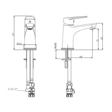 Load image into Gallery viewer, Savon Basin Mixer Gunmetal
