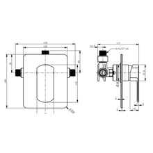 Load image into Gallery viewer, Ion Multi Pressure Shower Mixer - Brushed Nickel
