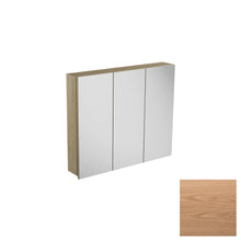 Load image into Gallery viewer, 900 Una Mirror Cabinet 3 Door Natural Oak
