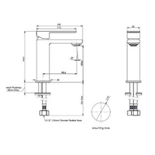 Load image into Gallery viewer, Greens Arcas Basin Mixer Brushed Brass
