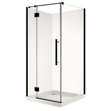 Load image into Gallery viewer, Crest Sereno 900x900 Hinged Door set Black
