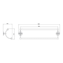 Load image into Gallery viewer, Burlington Double Towel Rail Chrome
