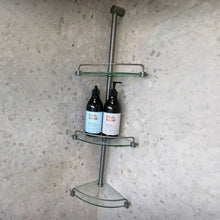 Load image into Gallery viewer, Tube 3 Tier Shower Caddy Gunmetal
