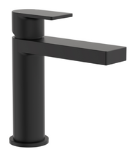 Load image into Gallery viewer, Clark Square Round Basin Mixer Black
