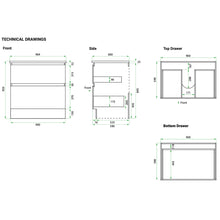 Load image into Gallery viewer, 900 Modern Laundry Cabinet Noce
