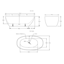 Load image into Gallery viewer, 1500 Lexington Freestanding Bath Gloss White
