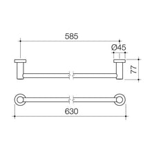 Load image into Gallery viewer, Caroma Cosmo 600 Towel Rail Chrome
