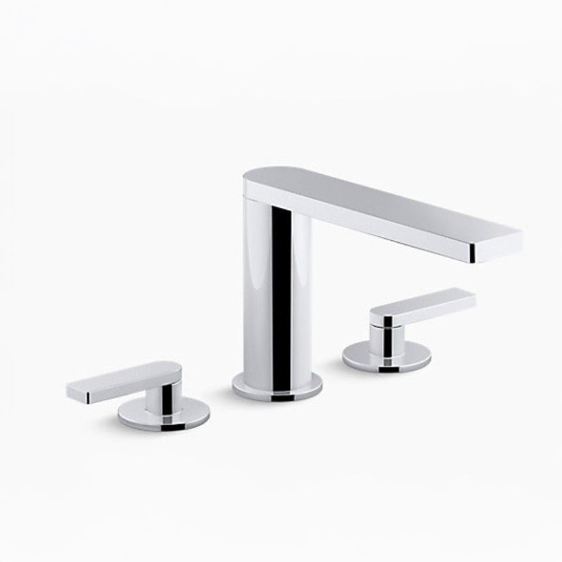 Kohler Composed Deck-mount bath faucet with lever handles– Chrome