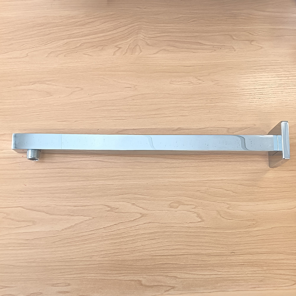 Progetto Flow Square 400mm Rainhead Wall Arm Chrome