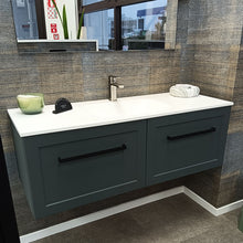 Load image into Gallery viewer, Hampton Spio 1200 2 Drawer Wall Vanity Kombu Green
