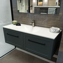 Load image into Gallery viewer, Hampton Spio 1200 2 Drawer Wall Vanity Kombu Green
