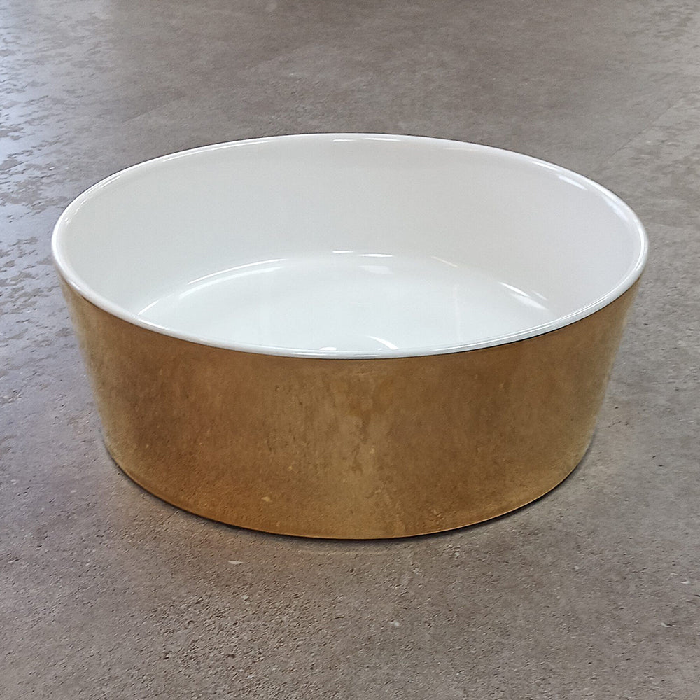 Happy Hour 7.00 Gold Plated Ceramic Vessel Basin