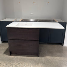 Load image into Gallery viewer, 900 Modern Laundry Cabinet Noce
