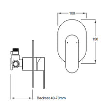 Load image into Gallery viewer, Aquatica Kudos Shower Mixer Chrome
