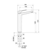 Load image into Gallery viewer, Methven Waipori Hi Rise Basin Mixer Chrome
