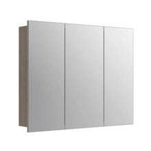 Load image into Gallery viewer, Plumbline Mia 900 3 Door Mirror Cabinet White Gloss Finish
