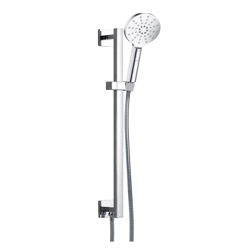 Waterware Modern Linea 3 Function Integrated Slide Shower Chrome