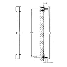 Load image into Gallery viewer, Waterware Modern Linea 3 Function Integrated Slide Shower Chrome
