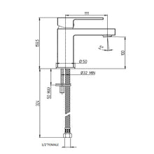 Load image into Gallery viewer, Dax R Basin Mixer Chrome
