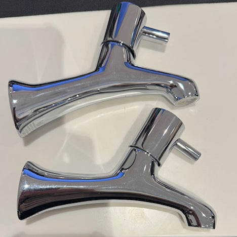 Foreno Factor Duo 15mm Bath Taps Chrome