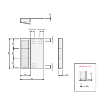 Load image into Gallery viewer, London Wall Cabinet - 1 Door Left Classic White Satin
